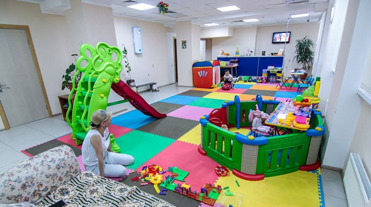 Детская комната в санатории Казахстан в Ессентуках