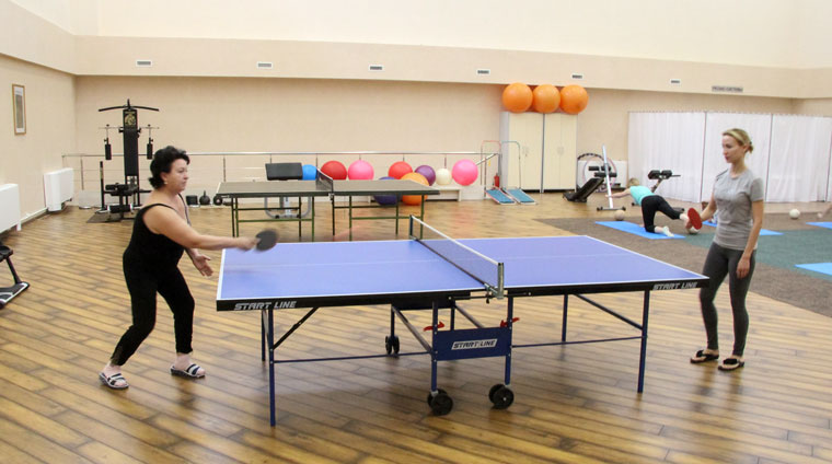 Столы для игры в настольный теннис в санатории Казахстан в Ессентуках