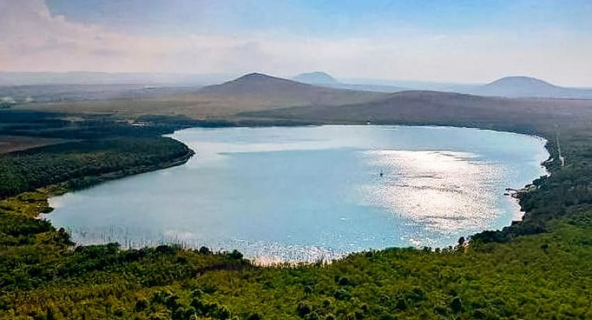 Озеро Тамбукан в 12 км от города Пятигорска