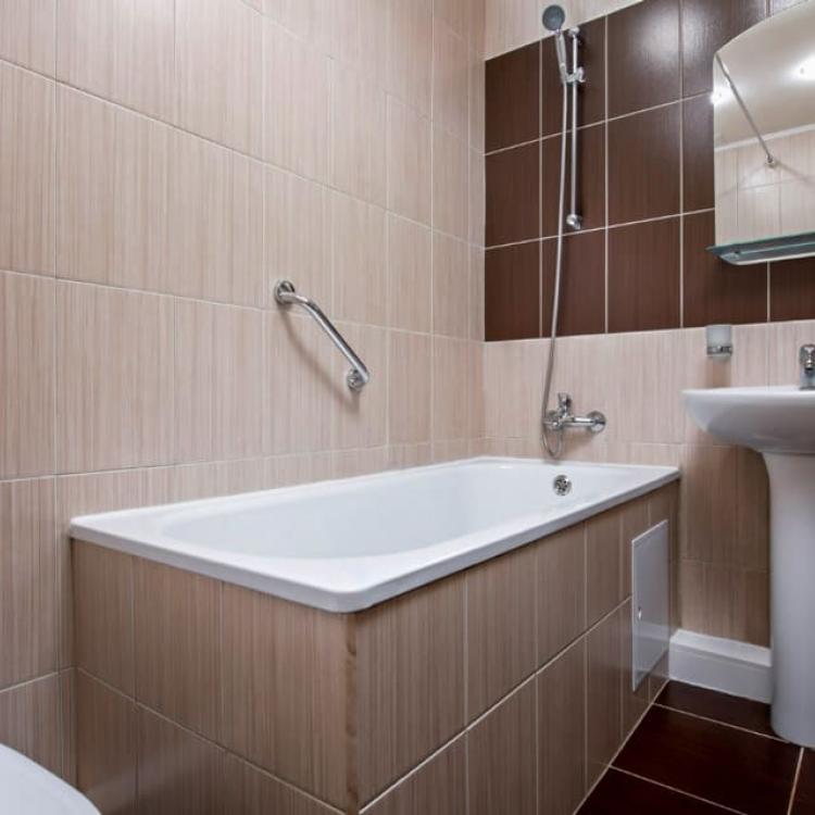 Совмещенный санузел с душем в 1 местном 1 комнатном 1 категории санатория Казахстан в Ессентуках